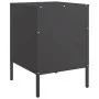 Mesita de noche acero negro 36x39x50,5 cm by , Nightstands - Ref: Foro24-843054, Price: 58,65 €, Discount: %