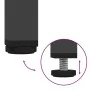 Mesita de noche acero negro 36x39x50,5 cm by , Nightstands - Ref: Foro24-843054, Price: 58,65 €, Discount: %
