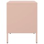Mesita de noche acero rosa 36x39x50,5 cm de , Mesitas de noche - Ref: Foro24-843056, Precio: 62,73 €, Descuento: %