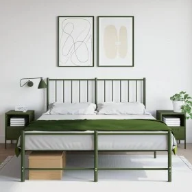 Nachttische, 2 Stück, Olivengrünes Stahl, 36x39x50,5 cm. von , Nachttische - Ref: Foro24-843063, Preis: 110,29 €, Rabatt: %