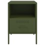 Mesitas de noche 2 unidades acero verde oliva 36x39x50,5 cm de , Mesitas de noche - Ref: Foro24-843063, Precio: 111,56 €, Des...