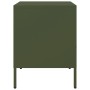 Mesitas de noche 2 unidades acero verde oliva 36x39x50,5 cm de , Mesitas de noche - Ref: Foro24-843063, Precio: 111,56 €, Des...