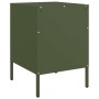 Mesitas de noche 2 unidades acero verde oliva 36x39x50,5 cm de , Mesitas de noche - Ref: Foro24-843063, Precio: 111,56 €, Des...