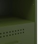 Mesitas de noche 2 unidades acero verde oliva 36x39x50,5 cm de , Mesitas de noche - Ref: Foro24-843063, Precio: 111,56 €, Des...