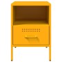 Mesitas de noche 2 uds acero amarillo mostaza 36x39x50,5 cm de , Mesitas de noche - Ref: Foro24-843061, Precio: 111,63 €, Des...