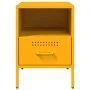Mesitas de noche 2 uds acero amarillo mostaza 36x39x50,5 cm de , Mesitas de noche - Ref: Foro24-843061, Precio: 110,35 €, Des...