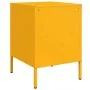 Mesitas de noche 2 uds acero amarillo mostaza 36x39x50,5 cm de , Mesitas de noche - Ref: Foro24-843061, Precio: 110,35 €, Des...