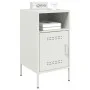 Mesitas de noche 2 unidades acero blanco 36x39x68 cm de , Mesitas de noche - Ref: Foro24-843077, Precio: 97,02 €, Descuento: %