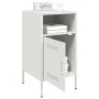 Mesitas de noche 2 unidades acero blanco 36x39x68 cm de , Mesitas de noche - Ref: Foro24-843077, Precio: 97,02 €, Descuento: %