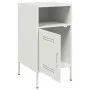 Mesitas de noche 2 unidades acero blanco 36x39x68 cm de , Mesitas de noche - Ref: Foro24-843077, Precio: 97,02 €, Descuento: %