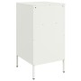 Mesitas de noche 2 unidades acero blanco 36x39x68 cm de , Mesitas de noche - Ref: Foro24-843089, Precio: 169,82 €, Descuento: %