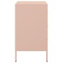 Mesita de noche acero rosa 36x39x68 cm de , Mesitas de noche - Ref: Foro24-843080, Precio: 92,72 €, Descuento: %