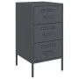 Mesita de noche acero gris antracita 36x39x68 cm de , Mesitas de noche - Ref: Foro24-843082, Precio: 91,78 €, Descuento: %