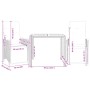 Mesita y sillas jardín 3 pzas y cojines ratán sintético gris de , Conjuntos de jardín - Ref: Foro24-3276967, Precio: 343,40 €...