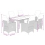 Set de mesa y sillas jardín 7 pzas con cojines ratán PE marrón de , Conjuntos de jardín - Ref: Foro24-3276919, Precio: 831,22...