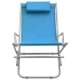 Sillas mecedoras 2 unidades acero azul de vidaXL, Tumbonas - Ref: Foro24-310340, Precio: 114,66 €, Descuento: %