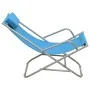 Sillas mecedoras 2 unidades acero azul de vidaXL, Tumbonas - Ref: Foro24-310340, Precio: 114,66 €, Descuento: %
