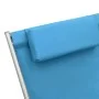 Sillas mecedoras 2 unidades acero azul de vidaXL, Tumbonas - Ref: Foro24-310340, Precio: 114,66 €, Descuento: %