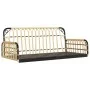 Silla columpio con cojines ratán sintético y acero 105x58x38 cm de , Bancos de jardín - Ref: Foro24-4009298, Precio: 141,36 €...