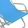 Sillas mecedoras 2 unidades acero azul de vidaXL, Tumbonas - Ref: Foro24-310340, Precio: 114,66 €, Descuento: %
