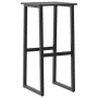 Juego de mesa alta y taburetes de jardín 9 piezas acero negro de , Conjuntos de jardín - Ref: Foro24-3283754, Precio: 726,41 ...