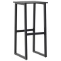 Juego de mesa alta y taburetes de jardín 9 piezas acero negro de , Conjuntos de jardín - Ref: Foro24-3283754, Precio: 739,29 ...