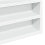 Vitrina de madera ingeniería blanca 80x8,5x58 cm de , Estantes y estanterías - Ref: Foro24-847954, Precio: 53,24 €, Descuento: %