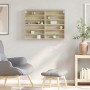 Vitrina de madera de ingeniería roble Sonoma 80x8,5x58 cm de , Estantes y estanterías - Ref: Foro24-847956, Precio: 50,52 €, ...