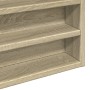 Vitrina de madera de ingeniería roble Sonoma 80x8,5x58 cm de , Estantes y estanterías - Ref: Foro24-847956, Precio: 50,52 €, ...