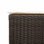 Taburetes de cocina con cojines 2 uds ratán sintético marrón de , Sillas de jardín - Ref: Foro24-368318, Precio: 114,50 €, De...