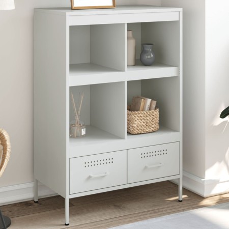 Aparador acero blanco 68x39x101,5 cm de , Aparadores - Ref: Foro24-843107, Precio: 154,96 €, Descuento: %