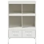 Aparador acero blanco 68x39x101,5 cm de , Aparadores - Ref: Foro24-843107, Precio: 152,93 €, Descuento: %