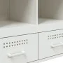 Aparador acero blanco 68x39x101,5 cm de , Aparadores - Ref: Foro24-843107, Precio: 152,93 €, Descuento: %