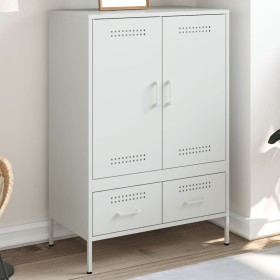 Aparador acero blanco 68x39x101,5 cm de , Aparadores - Ref: Foro24-843113, Precio: 177,69 €, Descuento: %