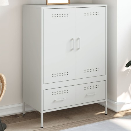 Aparador acero blanco 68x39x101,5 cm de , Aparadores - Ref: Foro24-843113, Precio: 177,69 €, Descuento: %