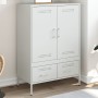 Aparador acero blanco 68x39x101,5 cm de , Aparadores - Ref: Foro24-843113, Precio: 177,69 €, Descuento: %