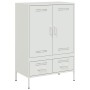 Aparador acero blanco 68x39x101,5 cm de , Aparadores - Ref: Foro24-843113, Precio: 177,69 €, Descuento: %