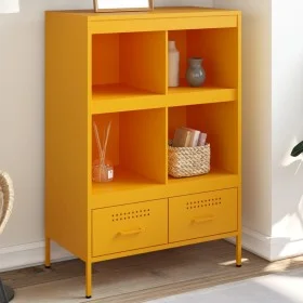 Aparador acero amarillo mostaza 68x39x101,5 cm von , Sideboards - Ref: Foro24-843105, Preis: 152,93 €, Rabatt: %