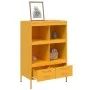 Aparador acero amarillo mostaza 68x39x101,5 cm de , Aparadores - Ref: Foro24-843105, Precio: 152,93 €, Descuento: %