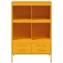 Aparador acero amarillo mostaza 68x39x101,5 cm de , Aparadores - Ref: Foro24-843105, Precio: 152,93 €, Descuento: %