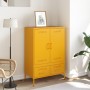 Aparador acero amarillo mostaza 68x39x101,5 cm de , Aparadores - Ref: Foro24-843111, Precio: 179,96 €, Descuento: %
