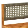 Sofá de jardín de esquina con cojines madera maciza de acacia de , Sofás de exterior - Ref: Foro24-4008172, Precio: 127,75 €,...
