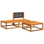 Set de sofás de jardín con cojines 3 pzas madera maciza acacia de , Sofás de exterior - Ref: Foro24-4008170, Precio: 218,26 €...