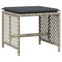 Set comedor de jardín 9 pzas cojines ratán sintético gris claro de , Conjuntos de jardín - Ref: Foro24-3210779, Precio: 388,1...