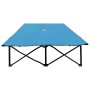 Tumbona doble plegable acero azul de vidaXL, Tumbonas - Ref: Foro24-310352, Precio: 115,10 €, Descuento: %