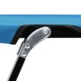 Tumbona doble plegable acero azul de vidaXL, Tumbonas - Ref: Foro24-310352, Precio: 115,10 €, Descuento: %