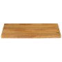 Tablero de mesa borde natural madera maciza mango 80x60x2,5 cm de , Tableros para mesas - Ref: Foro24-370548, Precio: 71,63 €...