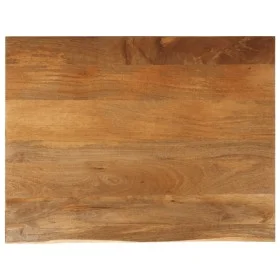 Tablero de mesa borde natural madera maciza mango 90x80x2,5 cm de , Tableros para mesas - Ref: Foro24-370555, Precio: 93,27 €...