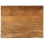 Tablero de mesa borde natural madera maciza mango 90x80x2,5 cm de , Tableros para mesas - Ref: Foro24-370555, Precio: 93,27 €...