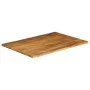 Tablero de mesa borde natural madera maciza mango 90x80x2,5 cm de , Tableros para mesas - Ref: Foro24-370555, Precio: 93,27 €...